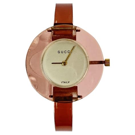 gucci lucite watch